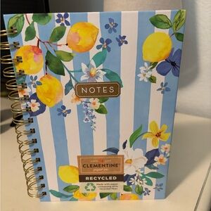 Clementine Striped with Lemons Notebook Journal